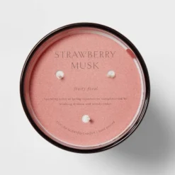 Colored Vase Glass With Dustcover Strawberry Musk Candle Red - Threshold™ 12 Colored Vase Glass With Dustcover Strawberry Musk Candle Red - Threshold™ -Selected Home Furnishings Store GUEST a1481056 0056 434b 8190 eafa8bcfa251