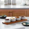 Wood Paddle With 4 Speckled Stoneware Bowls - Hearth & Hand™ With Magnolia 1 Wood Paddle With 4 Speckled Stoneware Bowls - Hearth & Hand™ With Magnolia -Selected Home Furnishings Store GUEST a2615df3 e789 40c9 aa94 1871626ea3c7