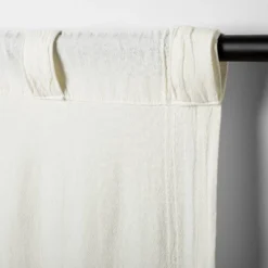 Tonal Texture Curtain Panel Sour Cream - Hearth & Hand™ With Magnolia -Selected Home Furnishings Store GUEST a3759400 9398 4b46 97a0 2fba23657e88