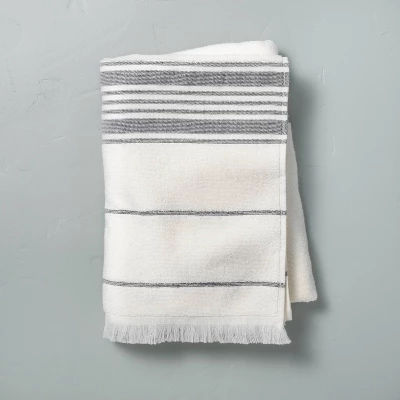 Multistripe Bath Towels Cream/Gray - Hearth & Hand™ With Magnolia 8 Multistripe Bath Towels Cream/Gray - Hearth & Hand™ With Magnolia - Image 6