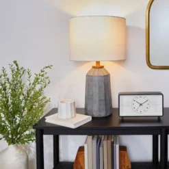 Carved Ceramic Table Lamp Dark Gray (Includes LED Light Bulb) - Hearth & Hand™ With Magnolia 7 Carved Ceramic Table Lamp Dark Gray (Includes LED Light Bulb) - Hearth & Hand™ With Magnolia -Selected Home Furnishings Store GUEST a46bfd2c 5e9b 4152 a76f 8481e7b67a1c