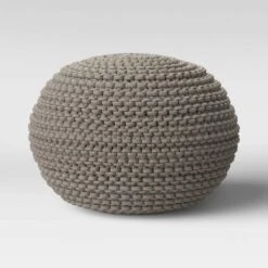 Cloverly Chunky Knit Pouf - Threshold 23 Cloverly Chunky Knit Pouf - Threshold -Selected Home Furnishings Store GUEST a61f3344 e136 4fa9 a039 22e9c3a9de7f