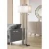 Possini Euro Design Modern Floor Lamp 62" Tall Brushed Nickel Openwork Rectangular Profile Off White Fabric Shade For Living Room Reading 1 Possini Euro Design Modern Floor Lamp 62" Tall Brushed Nickel Openwork Rectangular Profile Off White Fabric Shade For Living Room Reading -Selected Home Furnishings Store GUEST a70aac13 60f5 4f6b b2da 1f329096ab79