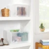 Small Stackable Bins Front Opening Clear Plastic - Brightroom™ 1 Small Stackable Bins Front Opening Clear Plastic - Brightroom™ -Selected Home Furnishings Store GUEST a756acea 21b1 4d19 8c7f 2fcf21a22895