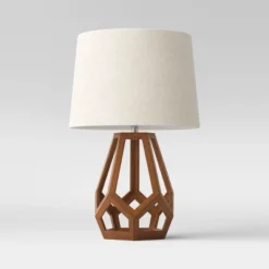 Large Wood Geo Assembled Table Lamp - Threshold™ 11 Large Wood Geo Assembled Table Lamp - Threshold™ -Selected Home Furnishings Store GUEST a81d2d5f 9840 4146 aad2 1305e5961548