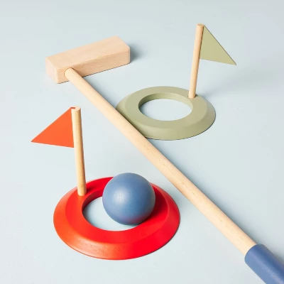 Toy Outdoor Golf Game Playset - 15pc - Hearth & Hand™ With Magnolia 4 Toy Outdoor Golf Game Playset - 15pc - Hearth & Hand™ With Magnolia - Image 2