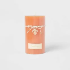 Ribbed Pillar Pumpkin Spice Candle - Threshold™ 12 Ribbed Pillar Pumpkin Spice Candle - Threshold™ -Selected Home Furnishings Store GUEST a8a389a8 2349 43df a3c7 57f94581f426