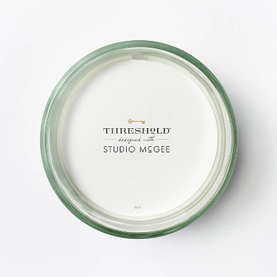 Clear Glass Santal & Ginger Candle White - Threshold™ Designed With Studio McGee 5 Clear Glass Santal & Ginger Candle White - Threshold™ Designed With Studio McGee - Image 3