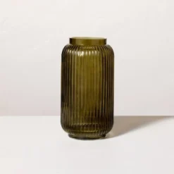 Ribbed Glass Jug Vase Dark Green - Hearth & Hand™ With Magnolia 10 Ribbed Glass Jug Vase Dark Green - Hearth & Hand™ With Magnolia -Selected Home Furnishings Store GUEST ab2d0c8c 897e 425f 8c87 38834a481ab7