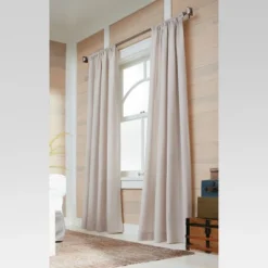 1pc Light Filtering Farrah Window Curtain Panel - Threshold™ 7 1pc Light Filtering Farrah Window Curtain Panel - Threshold™ -Selected Home Furnishings Store GUEST add15b0c 3e0d 4841 bdd7 02374870c40b