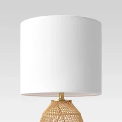 Rattan Diagonal Weave Table Lamp Tan - Opalhouse™ -Selected Home Furnishings Store GUEST ae342a7a 8123 45d0 8e48 8c18d622381b