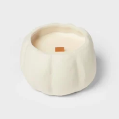 12oz Brushed Abstract Pumpkin Ceramic With Woodwick And Dustcover Warm Cider + Cinnamon Candle - Threshold™ 8 12oz Brushed Abstract Pumpkin Ceramic With Woodwick And Dustcover Warm Cider + Cinnamon Candle - Threshold™ -Selected Home Furnishings Store GUEST aea22527 c4fc 4451 bba5 91e370926ceb