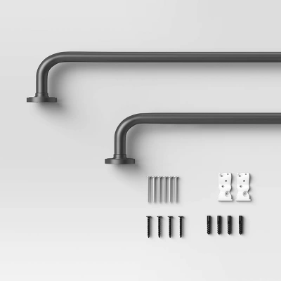 Blackout Rounded Curtain Rod - Threshold™ 4 Blackout Rounded Curtain Rod - Threshold™ - Image 2