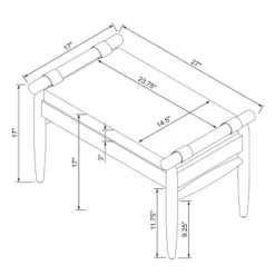 Upholstered Natural Wood Ottoman - Hearth & Hand™ With Magnolia 12 Upholstered Natural Wood Ottoman - Hearth & Hand™ With Magnolia -Selected Home Furnishings Store GUEST afcfd56b 81e5 4152 9ced a68615650b1e