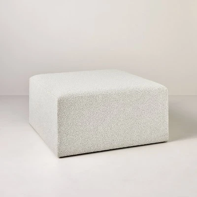 Boucle Upholstered Square Cocktail Ottoman - Hearth & Hand™ With Magnolia 8 Boucle Upholstered Square Cocktail Ottoman - Hearth & Hand™ With Magnolia - Image 6