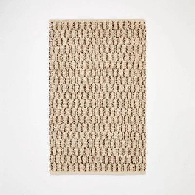 Checkered Stripe Rug Brown - Threshold™ Designed With Studio McGee 6 Checkered Stripe Rug Brown - Threshold™ Designed With Studio McGee - Image 4