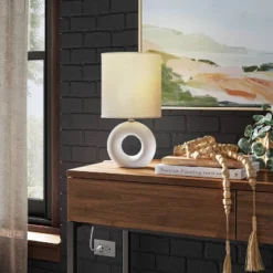 Abstract Ceramic Mini Table Lamp White - Threshold™ 7 Abstract Ceramic Mini Table Lamp White - Threshold™ -Selected Home Furnishings Store GUEST b32fcaea 03e9 402d 9021 59d5ad705d73