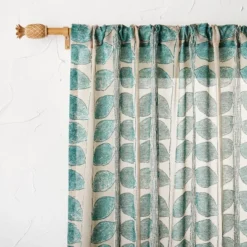 1pc Sheer Vines Burnout Window Curtain Panel Green - Opalhouse™ Designed With Jungalow™ 5 1pc Sheer Vines Burnout Window Curtain Panel Green - Opalhouse™ Designed With Jungalow™ -Selected Home Furnishings Store GUEST b38793c7 7965 4c9a bc58 969980b670d9