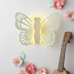 Butterfly Wood Lit Kids' Wall Decor Cream - Pillowfort™ 11 Butterfly Wood Lit Kids' Wall Decor Cream - Pillowfort™ -Selected Home Furnishings Store GUEST b3cbb6e1 bc0c 4879 995b 9742aeb143db