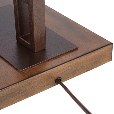 Franklin Iron Works Tahoe Rustic Industrial Downbridge Arc Floor Lamp 60" Tall Bronze Metal Faux Leather Empire Shade For Living Room Reading Bedroom 5 Franklin Iron Works Tahoe Rustic Industrial Downbridge Arc Floor Lamp 60" Tall Bronze Metal Faux Leather Empire Shade For Living Room Reading Bedroom - Image 3