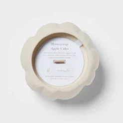 12oz Brushed Abstract Pumpkin Ceramic With Woodwick And Dustcover Honeycrisp Apple Cider Candle - Threshold™ 9 12oz Brushed Abstract Pumpkin Ceramic With Woodwick And Dustcover Honeycrisp Apple Cider Candle - Threshold™ -Selected Home Furnishings Store GUEST b51b0c01 bf7f 43f3 9906 7d443b9d6339