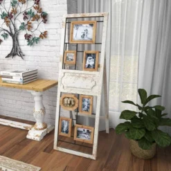 Wood 6 Slot Wall Photo Frame With Floor Stand Brown - Olivia & May 31 Wood 6 Slot Wall Photo Frame With Floor Stand Brown - Olivia & May -Selected Home Furnishings Store GUEST b540e4d7 9fd9 4e38 b76b 251ffd7c0f50