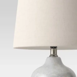 Assembled Ceramic Table Lamp Gray - Threshold™ 9 Assembled Ceramic Table Lamp Gray - Threshold™ -Selected Home Furnishings Store GUEST b5840a57 b2c1 4e90 b715 6f6af5e82654