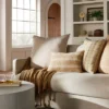 Oversized Reversible Linen Square Throw Pillow With Frayed Edges - Threshold™ Designed With Studio McGee 2 Oversized Reversible Linen Square Throw Pillow With Frayed Edges - Threshold™ Designed With Studio McGee -Selected Home Furnishings Store GUEST b65e563c b2ba 420c 814b 45810cb91040