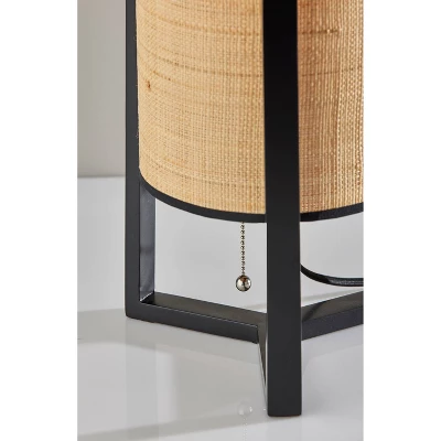 Quinn Table Lantern Wood Black - Adesso 3 Quinn Table Lantern Wood Black - Adesso
