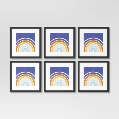 (Set Of 6) 11" X 11" Matted To 8" X 8" Frame Set - Room Essentials™ 9 (Set Of 6) 11" X 11" Matted To 8" X 8" Frame Set - Room Essentials™ - Image 7