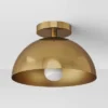 Valencia Flush Mount Ceiling Light Brass - Threshold™ 2 Valencia Flush Mount Ceiling Light Brass - Threshold™ -Selected Home Furnishings Store GUEST b98a9a40 143f 4749 b4e0 f18af9f674b9