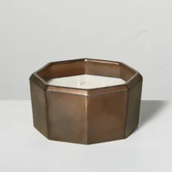Octagonal Ceramic Cashmere & Suede Fall Jar Candle Metallic Bronze - Hearth & Hand™ With Magnolia 11 Octagonal Ceramic Cashmere & Suede Fall Jar Candle Metallic Bronze - Hearth & Hand™ With Magnolia -Selected Home Furnishings Store GUEST bb6f1e7c 11d2 4ed8 a084 2f6573d24c6b 2