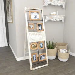 Wood 6 Slot Wall Photo Frame With Floor Stand Brown - Olivia & May 27 Wood 6 Slot Wall Photo Frame With Floor Stand Brown - Olivia & May -Selected Home Furnishings Store GUEST bc5988de baeb 4c22 8cf7 08eb2dc87c1a