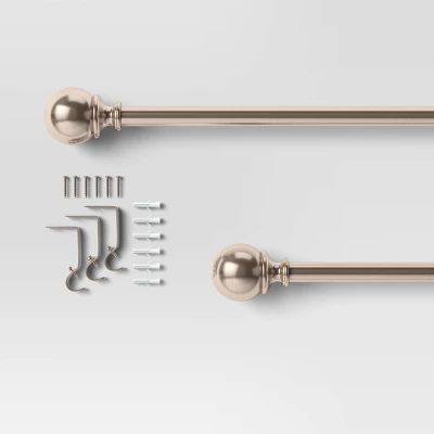 Ball Double Curtain Rod - Threshold™ 4 Ball Double Curtain Rod - Threshold™ - Image 2