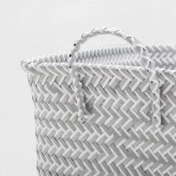 Large Woven Rectangular Storage Basket Gray/White - Brightroom™ 7 Large Woven Rectangular Storage Basket Gray/White - Brightroom™ -Selected Home Furnishings Store GUEST bce17d56 35c5 4378 8313 a7ea3d09108e