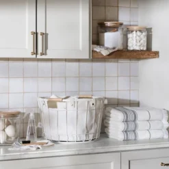 Wire & Fabric Laundry Hamper Sour Cream - Hearth & Hand™ With Magnolia -Selected Home Furnishings Store GUEST bd1a9ff9 9efb 4e55 9efa 921125c2aa2d