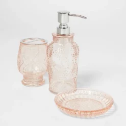 Glass Soap/Lotion Dispenser Blush - Threshold™ 7 Glass Soap/Lotion Dispenser Blush - Threshold™ -Selected Home Furnishings Store GUEST bdef1ed8 3069 405d aab6 f2b1322be58b