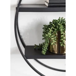 24" Diameter Sequoia Wood And Metal Round Wall Shelf - Kate & Laurel All Things Decor 18 24" Diameter Sequoia Wood And Metal Round Wall Shelf - Kate & Laurel All Things Decor -Selected Home Furnishings Store GUEST bf82a7ce 8350 452d a743 df224ffe0d7f