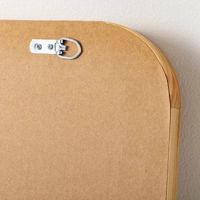 71" Standing Wood Framed Mirror Natural - Hearth & Hand™ With Magnolia 6 71" Standing Wood Framed Mirror Natural - Hearth & Hand™ With Magnolia - Image 4