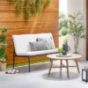 Cushioned Metal Outdoor Loveseat - Cream/Black - Hearth & Hand™ With Magnolia 1 Cushioned Metal Outdoor Loveseat - Cream/Black - Hearth & Hand™ With Magnolia -Selected Home Furnishings Store GUEST c074e5b3 bc98 4771 9864 5adad9b1fef2
