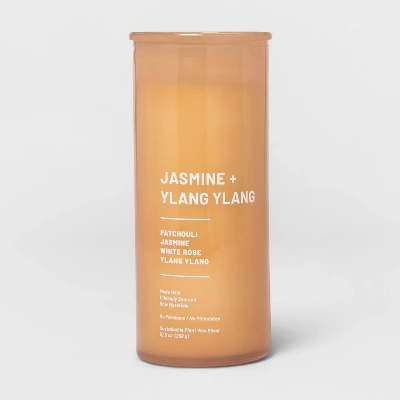 Glass Jar Jasmine And Ylang Candle Orange - Threshold™ 4 Glass Jar Jasmine And Ylang Candle Orange - Threshold™ - Image 2