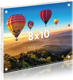 Americanflat Acrylic Picture Frame - Scratch Resistant With Magnetic Corners & Freestanding For Tabletop 18 Americanflat Acrylic Picture Frame - Scratch Resistant With Magnetic Corners & Freestanding For Tabletop -Selected Home Furnishings Store GUEST c22d8a5e d96a 471d 9de8 3c9ba4c1a8cc
