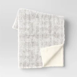 Tipped Snow Leopard Faux Fur Reversible Throw Blanket - Threshold™ 12 Tipped Snow Leopard Faux Fur Reversible Throw Blanket - Threshold™ -Selected Home Furnishings Store GUEST c303768f cfca 4ae0 bbca c059d0efc6f0