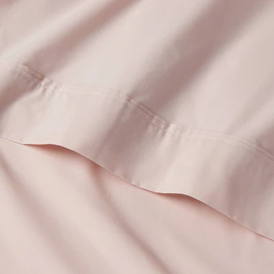 300 Thread Count Organic Cotton Solid Sheet Set - Threshold 4 300 Thread Count Organic Cotton Solid Sheet Set - Threshold - Image 2