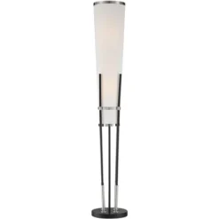 Possini Euro Design Flute Modern Torchiere Floor Lamp 64" Tall Satin Black Brushed Nickel White Linen Shade For Living Room Bedroom Office House Home 15 Possini Euro Design Flute Modern Torchiere Floor Lamp 64" Tall Satin Black Brushed Nickel White Linen Shade For Living Room Bedroom Office House Home -Selected Home Furnishings Store GUEST c56dd1f3 c98f 40da 9933 1867b845c526