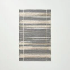 Wool Blend Variegated Stripe Area Rug Dark Gray - Hearth & Hand™ With Magnolia 13 Wool Blend Variegated Stripe Area Rug Dark Gray - Hearth & Hand™ With Magnolia -Selected Home Furnishings Store GUEST c629a83d a738 4bab bd2a 06965392a6e8