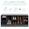 Best Choice Products 46in Shoe Storage Organization Rack Bench For Entryway, Bedroom W/ Padded Seat, 10 Cubbies - Gray 2 Best Choice Products 46in Shoe Storage Organization Rack Bench For Entryway, Bedroom W/ Padded Seat, 10 Cubbies - Gray -Selected Home Furnishings Store GUEST c63383c4 a676 4068 aefc 0370fb622efb