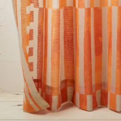 1pc Sheer Ophelia Printed Burnout Window Curtain Panel Orange - Opalhouse™ Designed With Jungalow™ 7 1pc Sheer Ophelia Printed Burnout Window Curtain Panel Orange - Opalhouse™ Designed With Jungalow™ -Selected Home Furnishings Store GUEST c637609a 3c1b 4fce 9385 33c74a0c5173