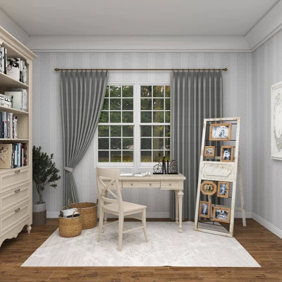 Wood 6 Slot Wall Photo Frame With Floor Stand Brown - Olivia & May 7 Wood 6 Slot Wall Photo Frame With Floor Stand Brown - Olivia & May - Image 5