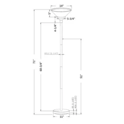 Torchiere Floor Lamp With Glass Shade - Threshold™ 9 Torchiere Floor Lamp With Glass Shade - Threshold™ -Selected Home Furnishings Store GUEST c7fec30d 8931 49bc 9a02 88a2579d0c38
